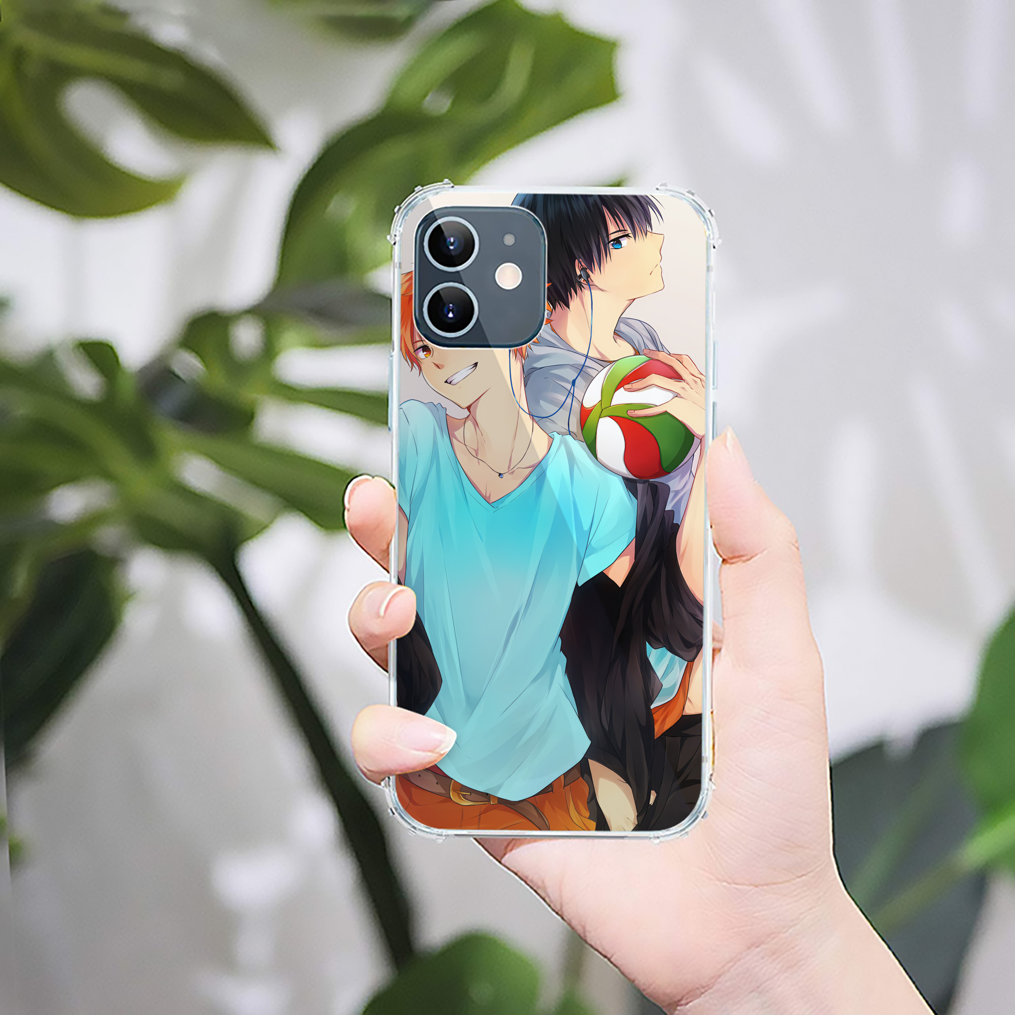 （画像用） ハイキュー!! Haikyu!! 【iPhone 12シリーズ対応】透明スマホケース（クリアソフトケース）